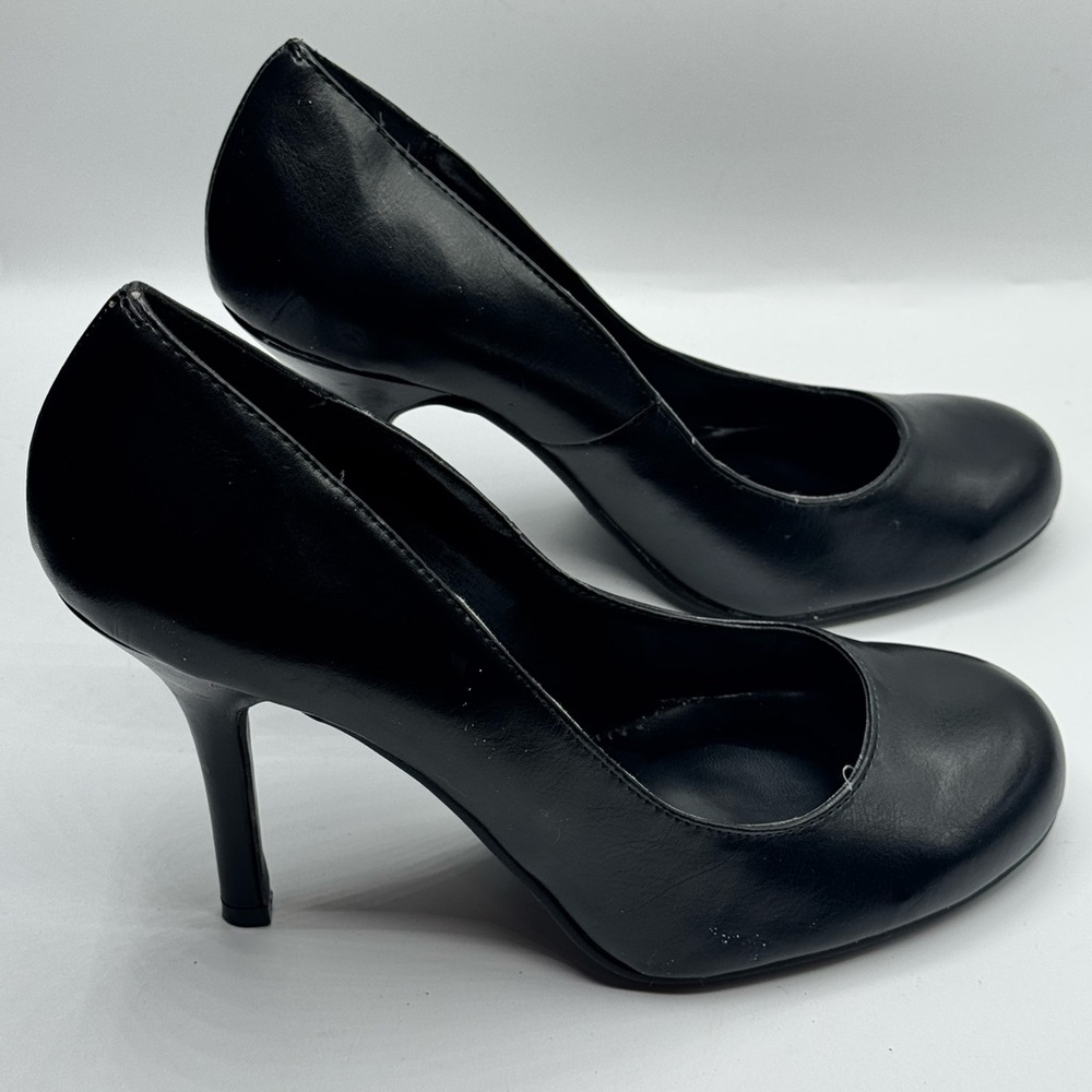 Paprika Round Toe High Heels